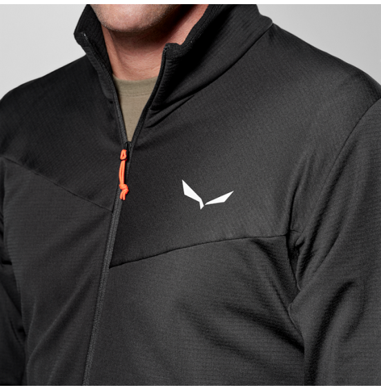 SALEWA MENS PUEZ CAMMINO POLARLITE HALFZIP JACKET 29096-0910 BLACK OUT