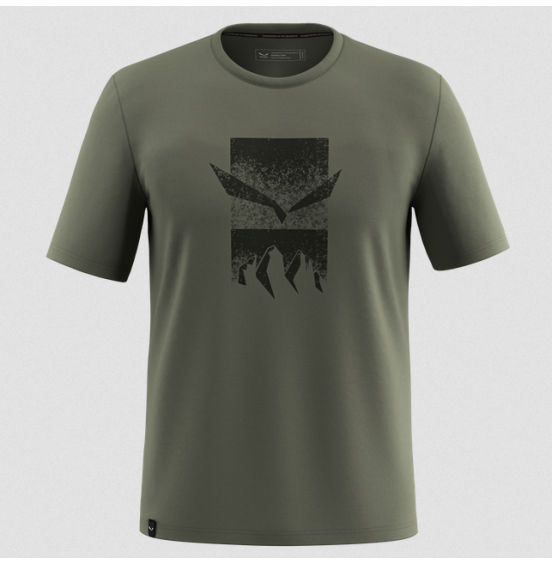 SALEWA M EAGLE 3CIME ΑΝΔΡΙΚΟ T-SHIRT 29102-5A50 FADED GREEN