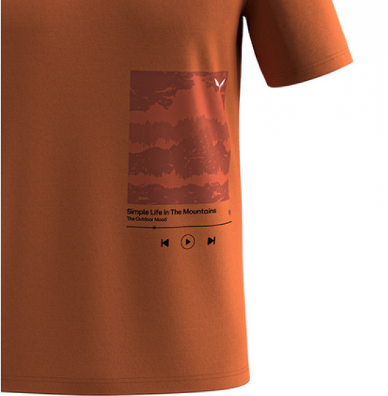 SALEWA M EAGLE COVER ΑΝΔΡΙΚΟ T-SHIRT 29104-7240 BOMBAY BROWN