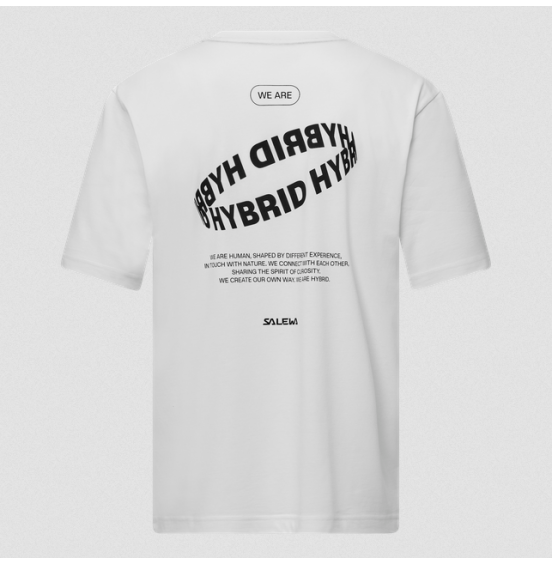 SALEWA M EAGLE HYBRID LOOSE ΑΝΔΡΙΚΟ T-SHIRT 29106-0060 OPTICAL WHITE