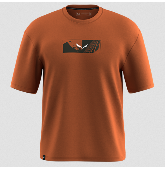SALEWA M EAGLE HYBRID LOOSE ΑΝΔΡΙΚΟ T-SHIRT 29106-7240 BOMBAY BROWN