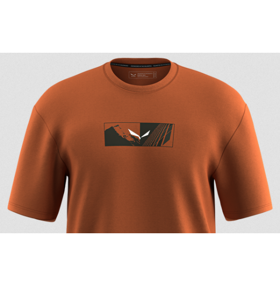 SALEWA M EAGLE HYBRID LOOSE ΑΝΔΡΙΚΟ T-SHIRT 29106-7240 BOMBAY BROWN