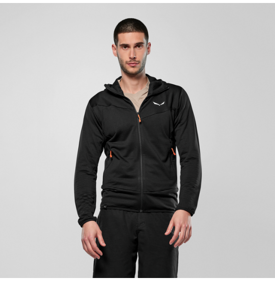 SALEWA M PUEZ ALTAVIA POLARLITE HOODED JACKET 29136-0910 BLACK OUT