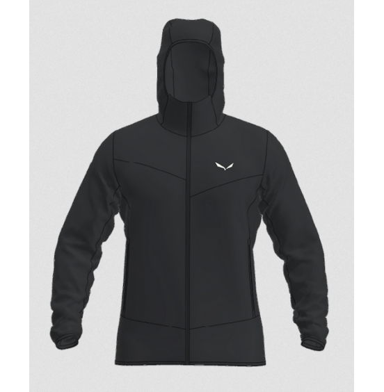SALEWA M PUEZ ALTAVIA POLARLITE HOODED JACKET 29136-0910 BLACK OUT