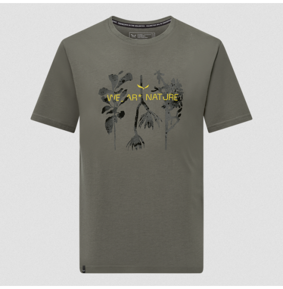 SALEWA M EAGLE NATURE ΑΝΔΡΙΚΟ T-SHIRT 29149-5A50 FADED GREEN