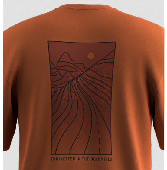 SALEWA M EAGLE SUNSET LOOSE ΑΝΔΡΙΚΟ T-SHIRT 29150-7240 BOMBAY BROWN