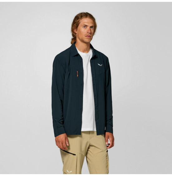 SALEWA ΑΝΔΡΙΚΟ ΤΕΧΝΙΚΟ ΠΟΥΚΑΜΙΣΟ PUEZ SHIRT 29314-3010 BLUEBERRY