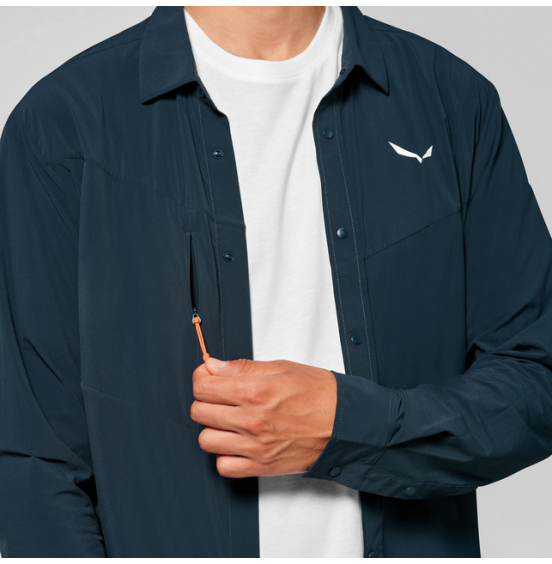 SALEWA ΑΝΔΡΙΚΟ ΤΕΧΝΙΚΟ ΠΟΥΚΑΜΙΣΟ PUEZ SHIRT 29314-3010 BLUEBERRY