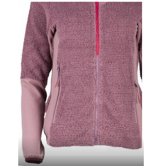 GTS ΓΥΝΑΙΚΕΙΑ FLEECE ΖΑΚΕΤΑ WAFFLE HIGHLOFT 302442L-80 PLUM