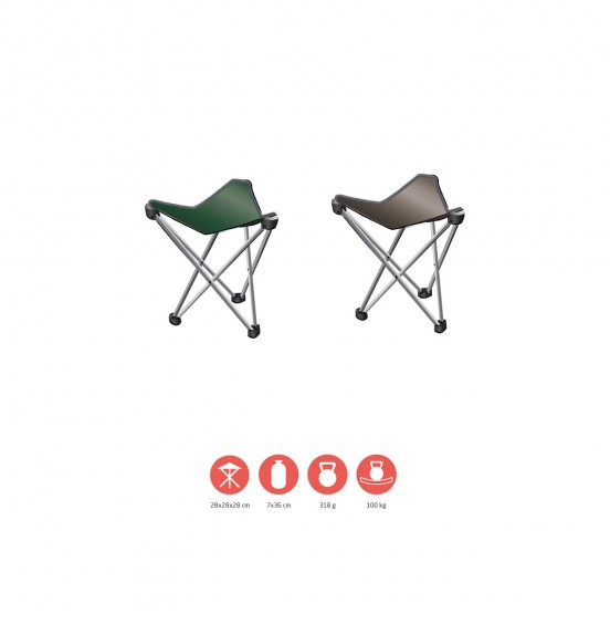 GRAND CANYON SUPAI MINI THREE LEG STOOL ΣΚΑΜΠΟ 30521634 NUTRIA BROWN