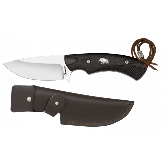 ALBAINOX  ΜΑΧΑΙΡΙ Wild boar hunting knife. Leather sheath, 32644