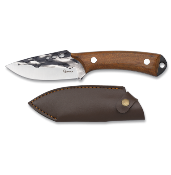 ΜΑΧΑΙΡΙ ALBAINOX 32706 knife with wood grips plates BROWN