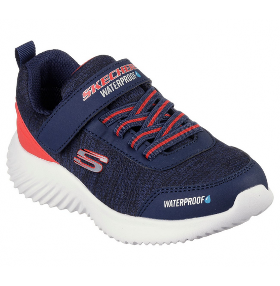 SKECHERS ΠΑΙΔΙΚΟ ΑΔΙΑΒΡΟΧΟ BOUNDER DRIPPER DROP 403739-NVRD NAVY RED