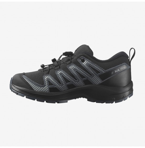 SALOMON ΠΑΙΔΙΚΟ XA PRO V8 WP 477293 BLACK TURBULENCE QUARRY