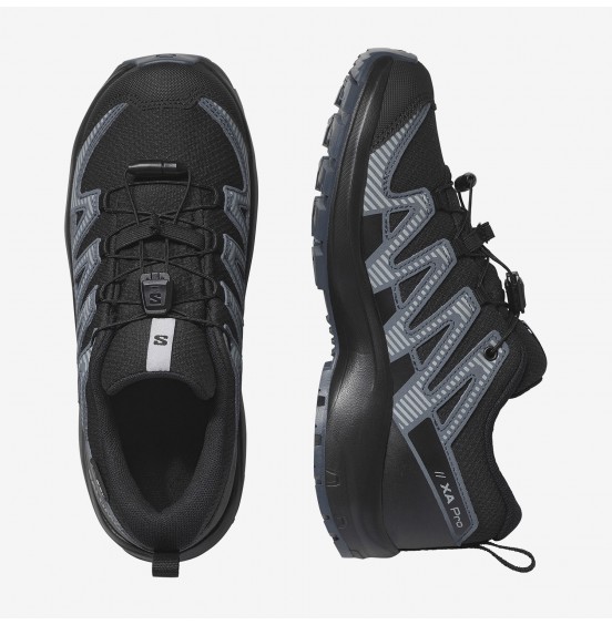 SALOMON ΠΑΙΔΙΚΟ XA PRO V8 WP 477293 BLACK TURBULENCE QUARRY
