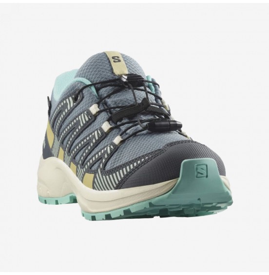 SALOMON ΠΑΙΔΙΚΟ XA PRO V8 WP 477297 TROOPER TURBULENCE ARUBA BLUE