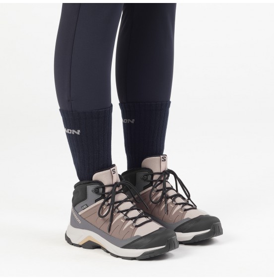 SALOMON ΓΥΝΑΙΚΕΙΑ ΜΠΟΤΑΚΙΑ X-ADVENTURE COLDRUSH WATERPROOF 478565 ETHEREA IRON ROSE