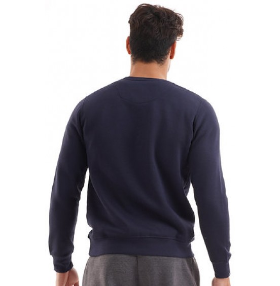 MAGNETIC NORTH ΑΝΔΡΙΚΟ ΦΟΥΤΕΡ ΛΑΙΜΟΚΟΨΗ SWEATSHIRT BASIC 50010-NVBL NAVY BLUE