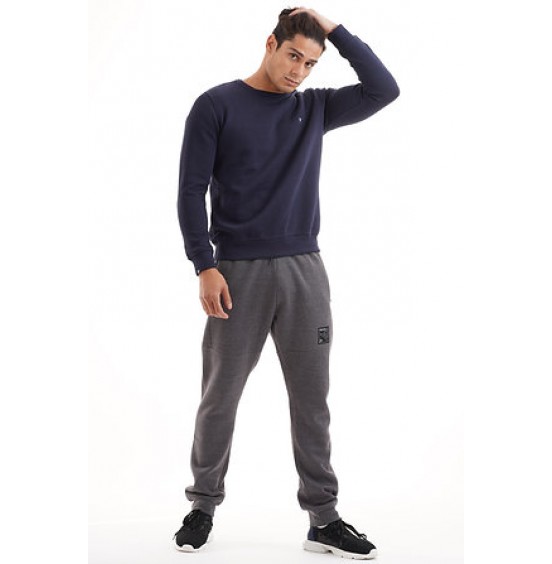 MAGNETIC NORTH ΑΝΔΡΙΚΟ ΦΟΥΤΕΡ ΛΑΙΜΟΚΟΨΗ SWEATSHIRT BASIC 50010-NVBL NAVY BLUE