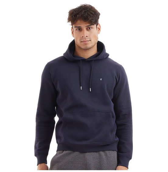 MAGNETIC NORTH ΑΝΔΡΙΚΟ ΦΟΥΤΕΡ HOODIE BASIC 50011-NVBL NAVY BLUE