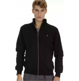 MAGNETIC NORTH ΑΝΔΡΙΚΗ ΖΑΚΕΤΑ ZIPPER MOCK NECK BASIC 50013-BLK BLACK