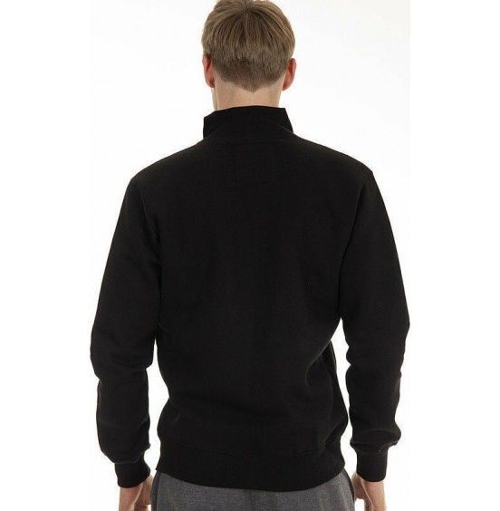 MAGNETIC NORTH ΑΝΔΡΙΚΗ ΖΑΚΕΤΑ ZIPPER MOCK NECK BASIC 50013-BLK BLACK
