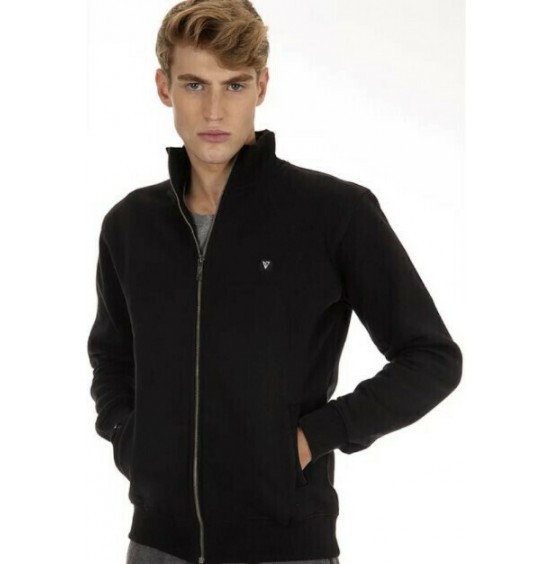 MAGNETIC NORTH ΑΝΔΡΙΚΗ ΖΑΚΕΤΑ ZIPPER MOCK NECK BASIC 50013-BLK BLACK