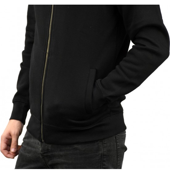 MAGNETIC NORTH ΑΝΔΡΙΚΗ ΖΑΚΕΤΑ ZIPPER MOCK NECK BASIC 50013-BLK BLACK