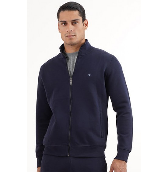 MAGNETIC NORTH ΑΝΔΡΙΚΗ ΖΑΚΕΤΑ ZIPPER MOCK NECK BASIC 50013-NVBL NAVY BLUE