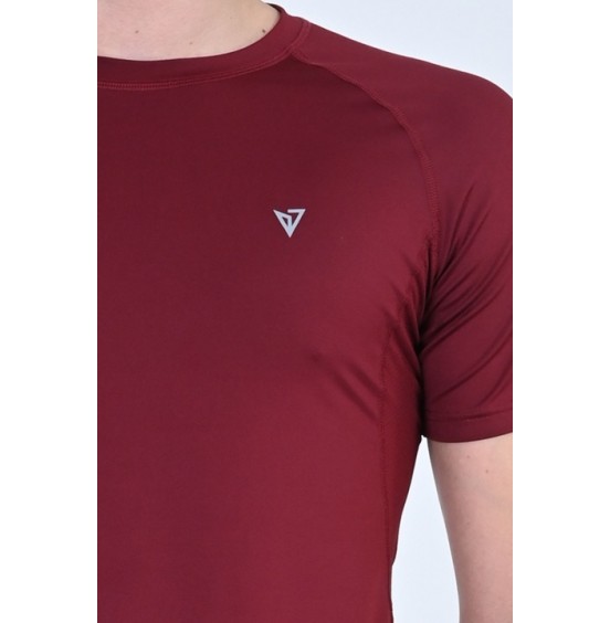 MAGNETIC NORTH ΑΝΔΡΙΚΟ ΙΣΟΘΕΡΜΙΚΟ ΚΟΝΤΟΜΑΝΙΚΟ COMPRESSION T-SHIRT 50027-BORDEAUX