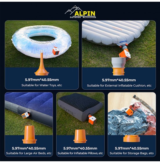ALPIN OUTDOOR NANO 5 ΣΥΜΠΑΓΗΣ ΤΡΟΜΠΑ ΑΕΡΑ 4kpa 250LM 5C1 ORANGE