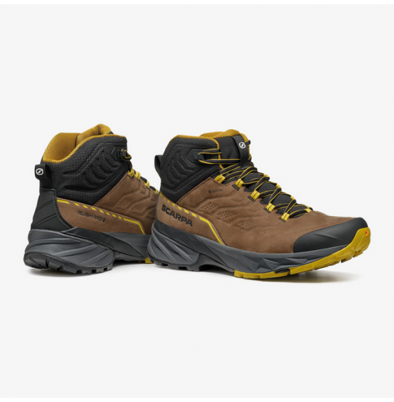 SCARPA RUSH 2 PRO MID GORETEX 63134-200 ΑΝΔΡΙΚΑ ΜΠΟΤΑΚΙ BROWN SULPHUR