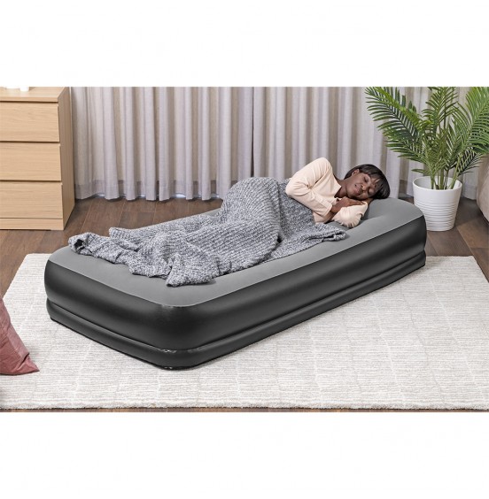 BESTWAY ΜΟΝΟ ΣΡΤΩΜΑ TRITECH AIR TWIN MATRESS 191x97x36cm 67723 BLACK GREY