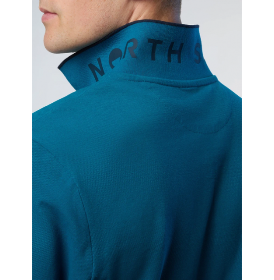 NORTH SALES ΑΝΔΡΙΚΟ ΜΑΚΡΥΜΑΝΙΚΟ POLO SHIRT WITH GRAPHIC 6924250000825 WINTER SEA