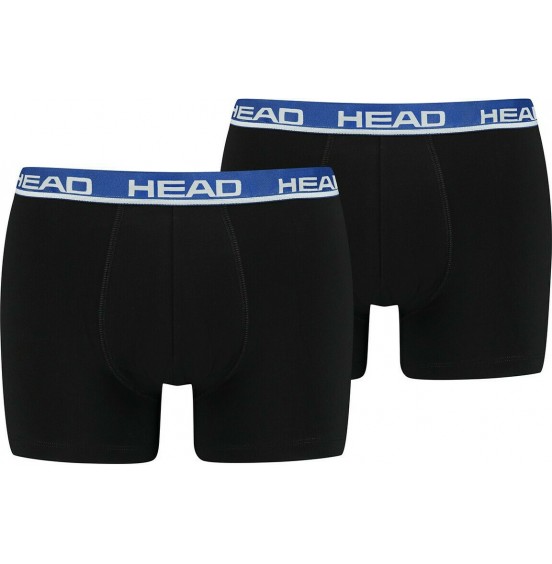 HEAD ΑΝΔΡΙΚΑ ΕΣΩΡΟΥΧΑ BASIC BOXER 2p 701202741-008 BLACK BLUE