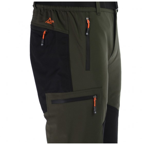 APU DIRFYS PANTS 80557 ΑΝΔΡΙΚΟ ΠΑΝΤΕΛΟΝΙ KHAKI BLACK 