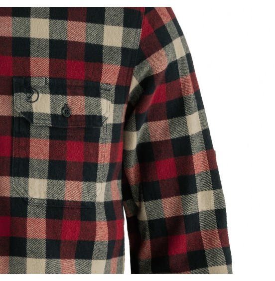 FJALLRAVEN SKOG SHIRT M 81353-555-320 DARK NAVY RED 