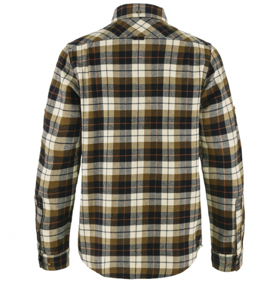 FJALLRAVEN SINGI HEANY FLANNEL SHIRT M 81373-113-555 CHALK WHITE DARK NAVY