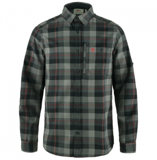  FJALLRAVEN M FJALLGLIM SHIRT 81380-550-020 BLACK GREY