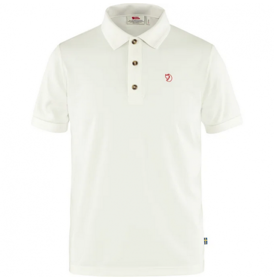 FJALLRAVEN CROWLEY PIQUE SHIRT 81783-100 WHITE