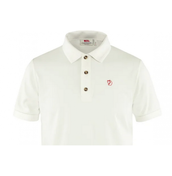 FJALLRAVEN CROWLEY PIQUE SHIRT 81783-100 WHITE