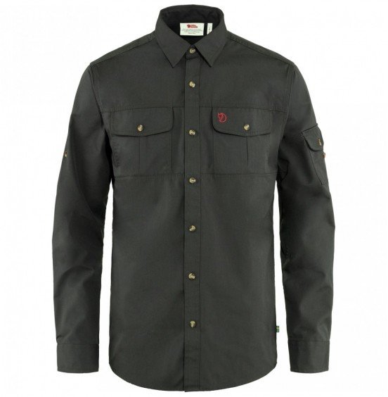 FJALLRAVEN SINGI TREKKING SHIRT LS DARK GREY (81838-030)