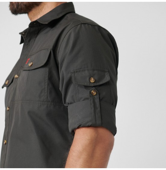 FJALLRAVEN SINGI TREKKING SHIRT LS DARK GREY (81838-030)