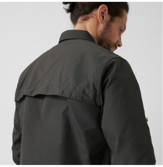 FJALLRAVEN SINGI TREKKING SHIRT LS DARK GREY (81838-030)