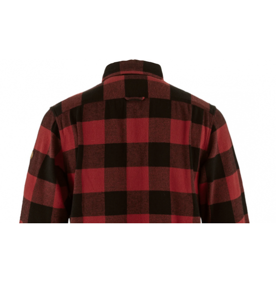 FJALLRAVEN OVIK HEAVY FLANNEL SHIRT M 82978-320-550 RED BLACK