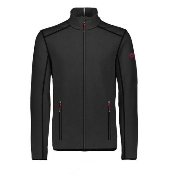 NORWAY NAUTICAL ΑΝΔΡΙΚΗ ΖΑΚΕΤΑ FULL ZIP FLEECE 849543-BLK BLACK