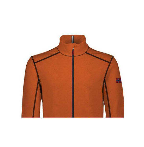 NORWAY NAUTICAL ΑΝΔΡΙΚΗ ΖΑΚΕΤΑ FULL ZIP FLEECE 849543-RST RUSTY