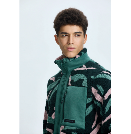 ICEPEAK ΑΝΔΡΙΚΗ ΖΑΚΕΤΑ FLEECE ARDESE 857858313I-590 DARK GREEN