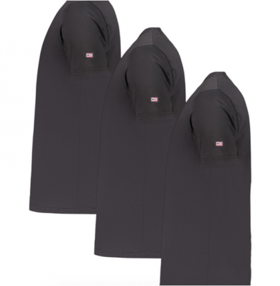 NORWAY NAUTICAL ΑΝΔΡΙΚΑ T-SHIRT 3p 866000-BLK BLACK