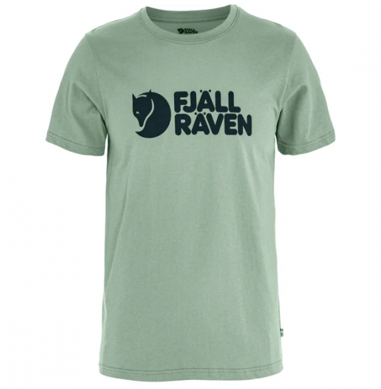 FJALLRAVEN LOGO T-SHIRT 87310-674 MISTY GREEN